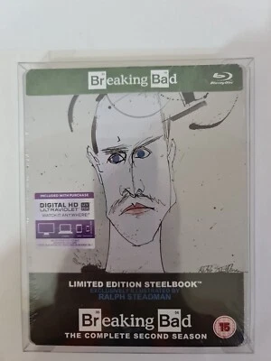 BREAKING  BAD  SECOND  SEASON  BLU-RAY  LIMITED  EDITION  STEELBOOK, BRAND  NEW  - Image 1 of 4