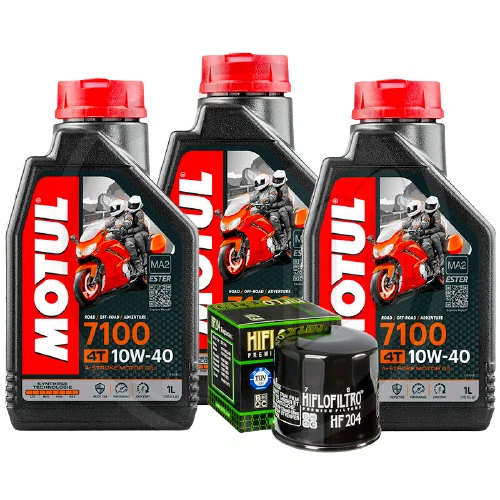 Kit Tagliando Filtro aria Olio Motul 7100 Honda CBF 1000 F 2012 2013