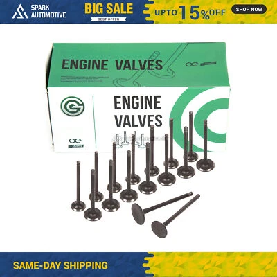 Intake Exhaust Valves Fit 92-01 Toyota Camry Celica MR2 Rav4 2.0 & 2.2 3SFE 5SFE - Image 1 of 4