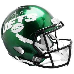 Aaron Rodgers New York Jets Autographed Riddell Speed Replica Helmet Football - Picture 1 of 1