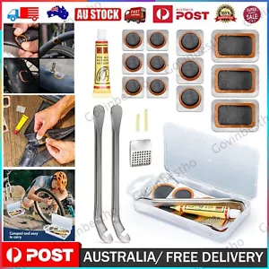 17x Bike Tire Repair Kit Bycicle Inner Tube Puncture Patch Kits for MTB BMX ATVs - Picture 1 of 8
