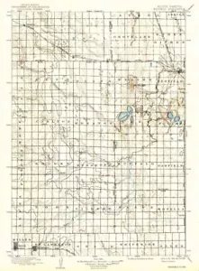 1899 mapa de ratón de Redfield Dakota del Sur - Imagen 1 de 3
