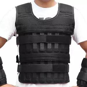 50 Kg Gewichtsweste Verstellbare Belastungsgewichtsjacke Übungstraining Fitness - Bild 1 von 7