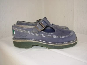 KICKERS shoes / babies nubuck blue P.32/33 (shoe 32) - Picture 1 of 8