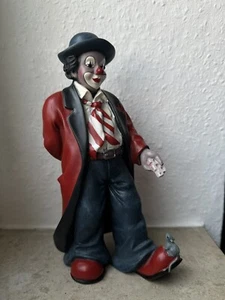 Gilde Clown Mausefreund stehend ca.21 cm Top Zustand Figur Deko Handwerk - Bild 1 von 9