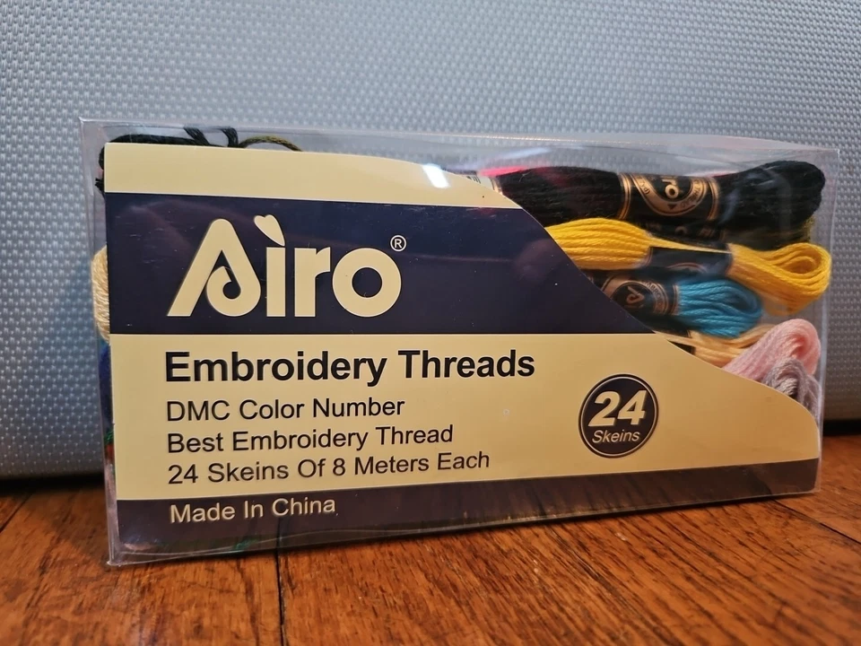 Airo Embroidery Threads. DMC Color Thread 24 Skeins Of 8 Meters Each - Image 1 of 4