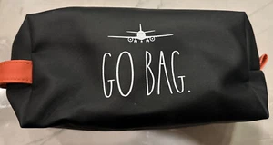 Estuche/bolso de viaje para artículos de tocador Rae Dunn “GO BAG” NUEVO SIN ETIQUETAS grande - Imagen 1 de 6