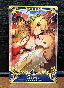 Nero Claudius Stage 5 Saber FGO Fate Grand Order Arcade Mint Card