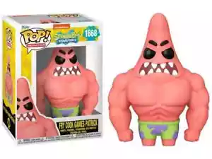 SPONGEBOB SQUAREPANTS FRY COOK GAMES PATRICK 3.75" POP VINYL FIGURE FUNKO 1671 - Picture 1 of 3