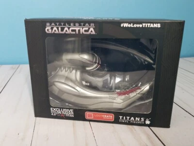 Caja de botín Battlestar Galactica Cyclon Raider 4,5" Scar Titan exclusivo vinilo  Foto 1 de 4