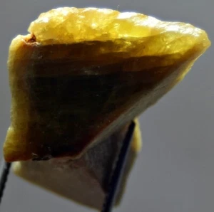 30.0 Ct Rare Natural Yellow Sphene Titanite Terminated Crystal, Zagi Pakistan - Picture 1 of 10