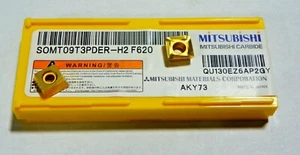 10pc MITSUBISHI SOMT 09T3PDER-H2 F620 MILLING COATED CARBIDE INSERTS      902SO - Picture 1 of 10