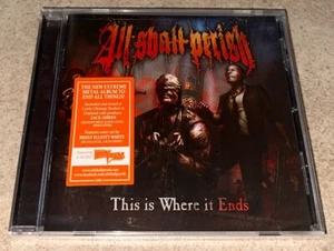 All Shall Perish - This Is Where It Ends CD Rare OOP NEW Sealed 2011 Deathcore - Foto 1 di 4