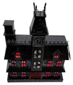 Animado Halloween Espeluznante Casa Embrujada NUEVO Luces Sonidos Fantasmas Batería Video - Imagen 1 de 7
