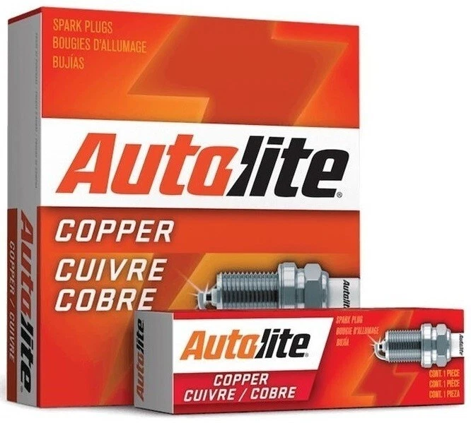6 X AUTOLITE COPPER CORE SPARK PLUG FOR MERCEDES BENZ 260E W124 M103.940 2.6L I6 Foto 1 de 2