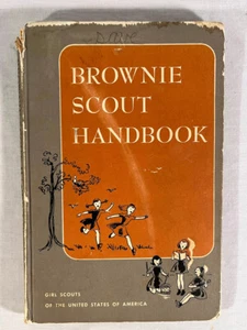 Brownie Scout Handbook 1951 Girl Scouts 8th Printing ~ GUC - Picture 1 of 9