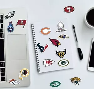 3 Football Decal Stickers Free shipping Choose your Team All Teams Available - Picture 1 of 7