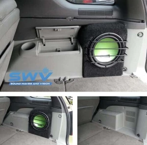 Ford Territory sub box - 10inch Fibreglass ported subwoofer CHARCOAL - Picture 1 of 2