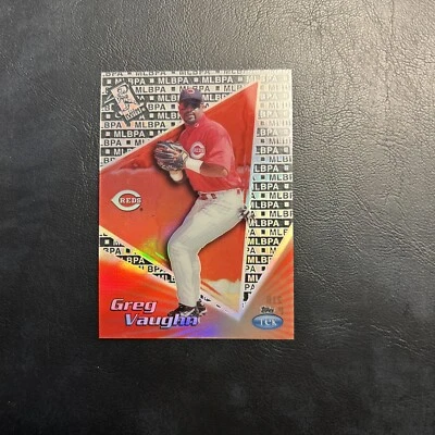 C32c 1999 Topps Tek #21b Greg Vaughn Cincinnati Reds￼￼￼,￼pattern￼ 21 - Image 1 of 2