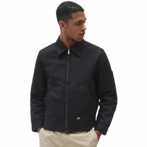 Dickies Lined Eisenhower Chaqueta Rec de Hombre Twilljacke Kastenjacke Negro - Imagen 1 de 5