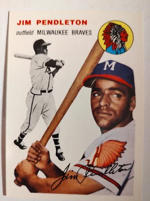1994 Jim Pendleton 1954 Topps Archives # 165 - Image 1 of 2