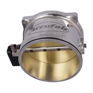 Accufab Universal 125mm Polished MAX Throttle Body for Clamshell Clamps U125MAX - Picture 1 of 3