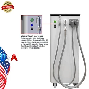 1pcs 350W Dental Vacuum Suction Pump FDA Approved High Power Dentist Equipment - Picture 1 of 23