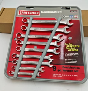 Sears Craftsman USA Nos 12pc Combination Wrench Set Metric 47047 7-18mm USA NEW - Bild 1 von 2