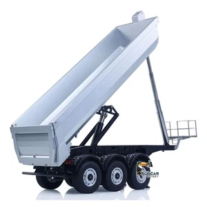 Kabolite 1/14 Metall Auflieger Dumper Elektro Hebebühne für RC Traktor LKW - Bild 1 von 8