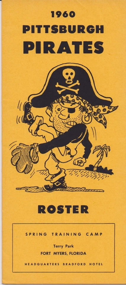 1960 Pittsburgh Pirates Media Guide Near-Mint to Mint - Image 1 of 1