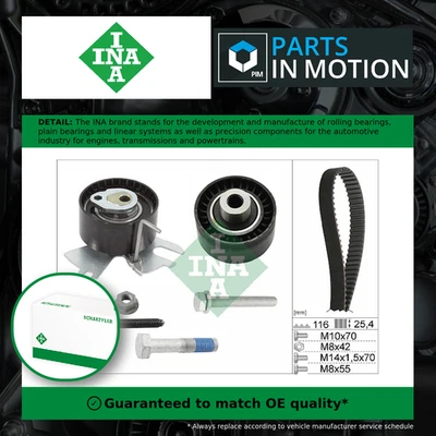 Timing Belt Kit fits FORD MONDEO Mk4 TDCi 2.0D 07 to 15 Set INA 1231978 1683723 - Image 1 of 4