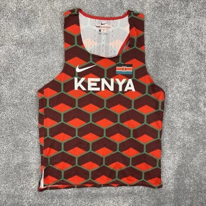 Nike Aeroswift Shirt Herren Medium rot Kenia Training Laufen Sport Tank Top Weste - Bild 1 von 10