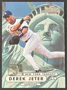 DEREK JETER 1998 Fleer Metal Universe #199 NEW YORK YANKEES *Free Shipping* - Picture 1 of 2