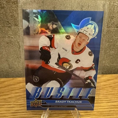 2025-26  Upper Deck Series 1  #B-19 Brady TKACHUK  Bustle - Ottawa Senators - Image 1 of 2