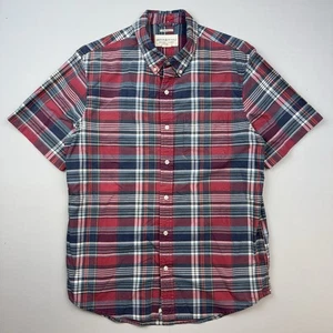 Ralph Lauren Denim Supply Shirt Mens L Regular Fit Button Front Plaid Casual S/S - Picture 1 of 6