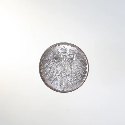 Raw 1917 A Germany 1/2 Mark Uncertified Ungraded German Silver Coin - Image 1 of 2