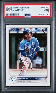 2022 Topps Update #US100 Bobby Witt Jr Rookie PSA 9 - Picture 1 of 2