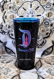 2025 Disneyland 70th Anniversary Logo Corkcicle Tumbler Mickey Mouse NEU - Bild 1 von 6