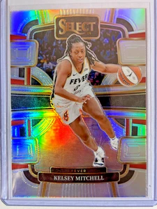 2024 PANINI SELECT PRIZM SILVER HOLO KELSEY MITCHELL INDIANA FEVER CONCOURSE - Picture 1 of 2