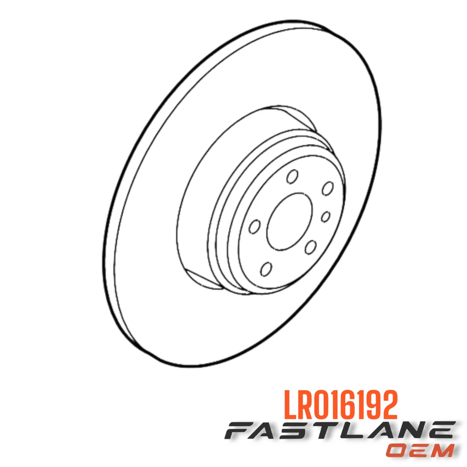 2010-2013 LAND ROVER RANGE ROVER SPORT DISC BRAKE ROTOR NEW OEM LR016192 - Image 1 of 4