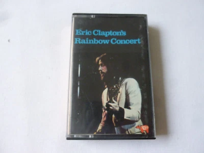 ERIC CLAPTON'S RAINBOW CONCERT ~ RSO 1973 UK ROCK CASSETTE TAPE ~ PAPER LABELS - Image 1 of 4
