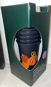 Starbucks Halloween 2021 Glow In The Dark Trick or Treat Hot Cup 16oz 6 pack - Picture 1 of 3