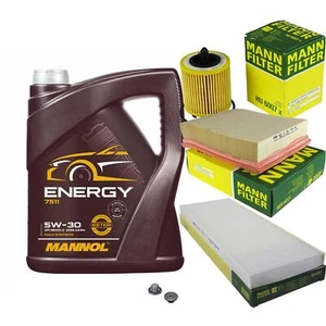 MANN Inspektionspaket 5 L MANNOL Energy 5W-30 für Opel Vectra B 2.2i 16V - Bild 1 von 12