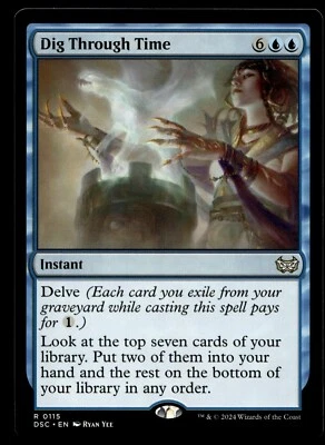 Dig Through Time #115 MTG Duskmourn NM X1 - Image 1 of 3