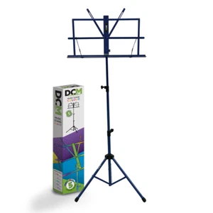 Music Stand - DCM BS01 Collapsible with Carry Bag, Blue - Picture 1 of 1