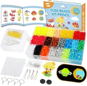 Beads Kit prince 4000 PCS 5mm Fuse Glow in The Dark Iron Beads for Kids - Picture 1 of 6