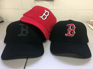 Boston Red Sox Cap Logo Hat Embroidered Men Adjustable Curved - Picture 1 of 8