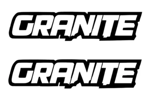 Arrma GRANITE DIE-CUT Decal Sticker ( 2 PCS ) Offroad RC Truck NEW - Picture 1 of 11