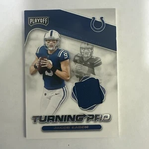 2020 Panini Playoff Turning Pro Memorabilia TP-15 Jacob Eason  - Picture 1 of 8