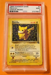 Pokémon League Promo Pikachu Black Star Promo 1/53 Psa 9 1999 - Picture 1 of 1